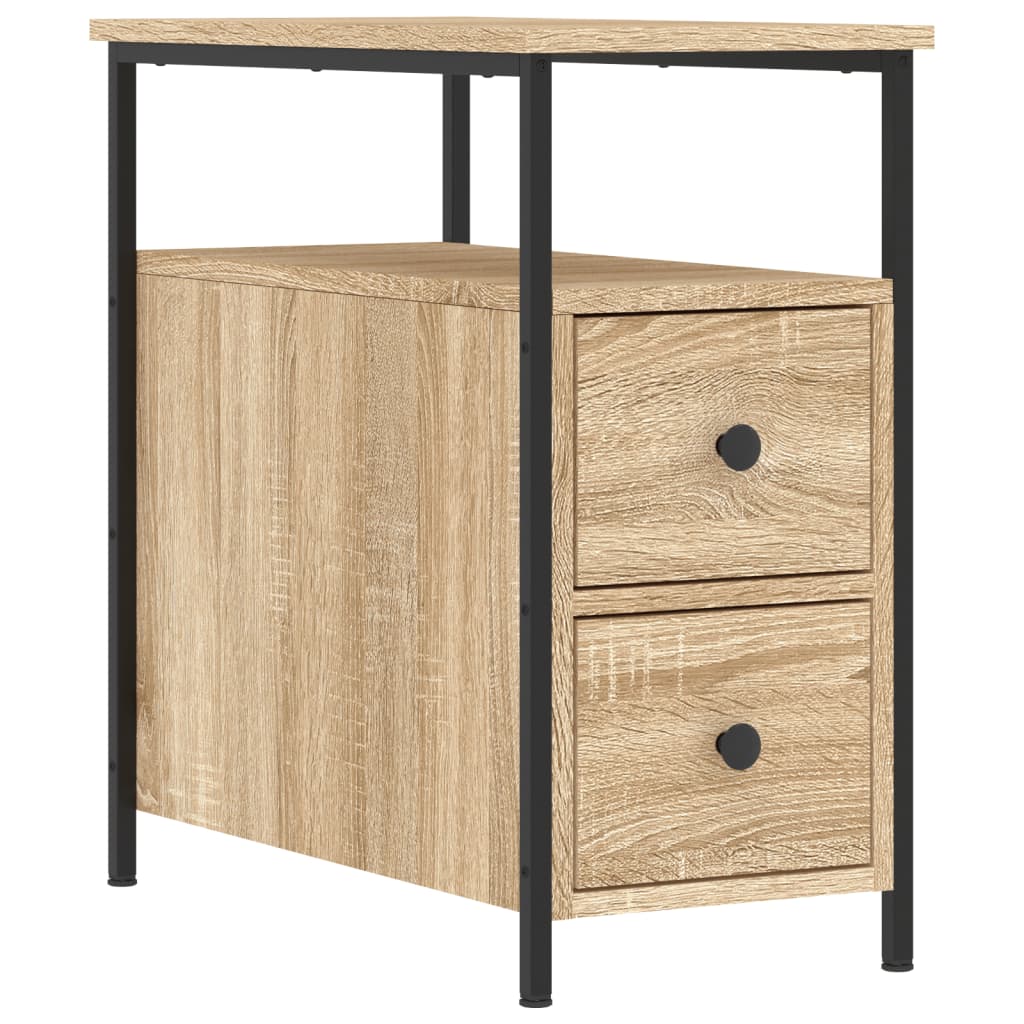 Nattbord Sengbord Sonoma Eik 30x60x60 cm