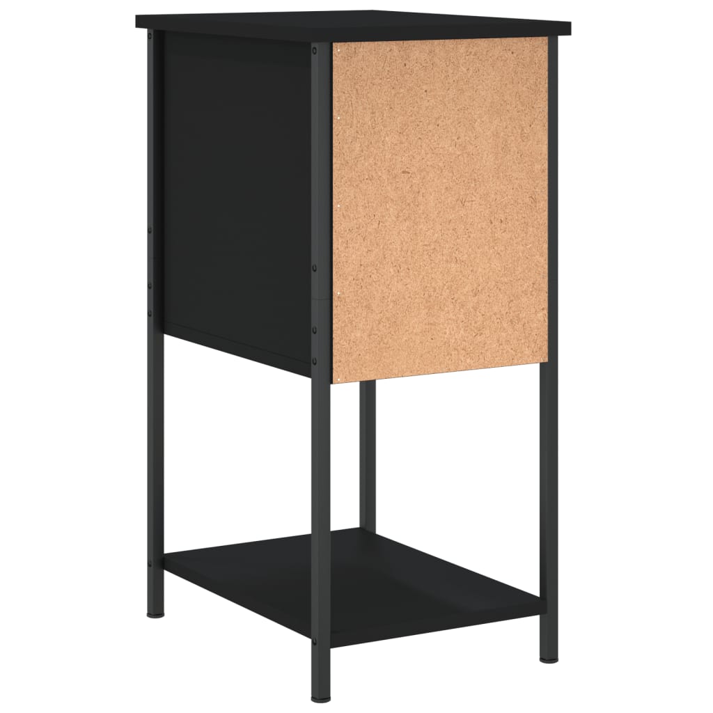 Nattbord Sengbord Svart 32x42x70 cm