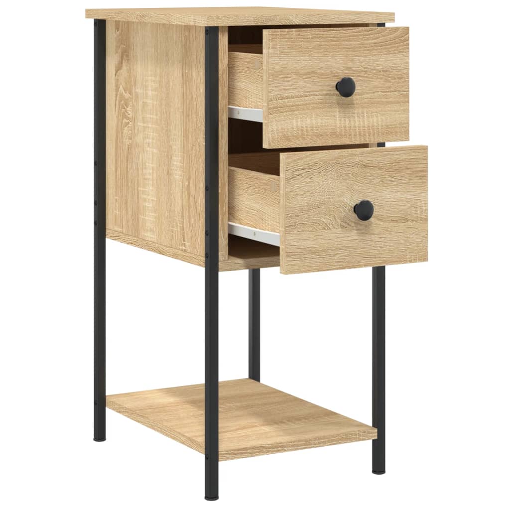 Nattbord Sengbord Sonoma Eik 32x42x70 cm