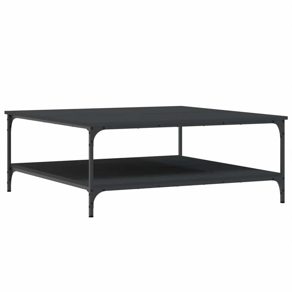 Salongbord Sofabord Svart 100x100x40 cm