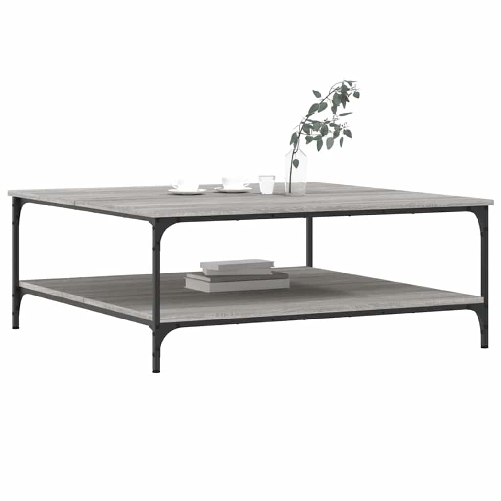 Salongbord Sofabord Sonoma Grå 100x100x40 cm