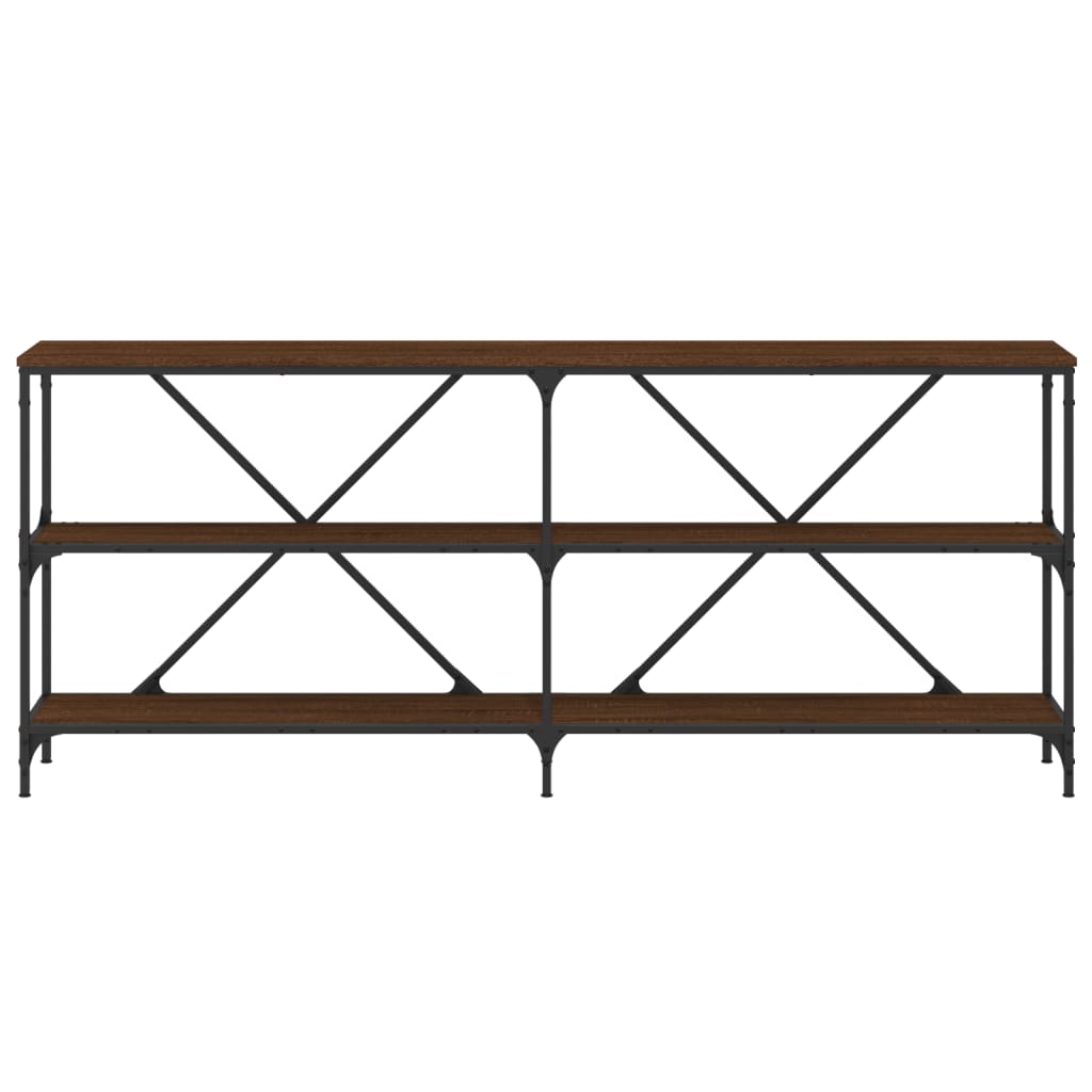 Avlastningsbord konsollbord Brun Eik 180x30x75 cm