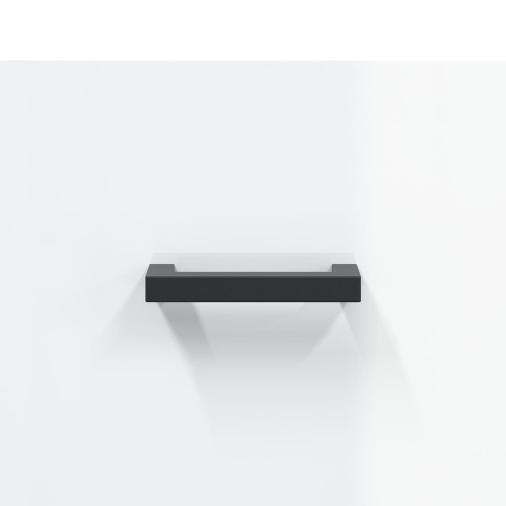 Skjenk Høyglans Hvit 69,5x34x90 cm