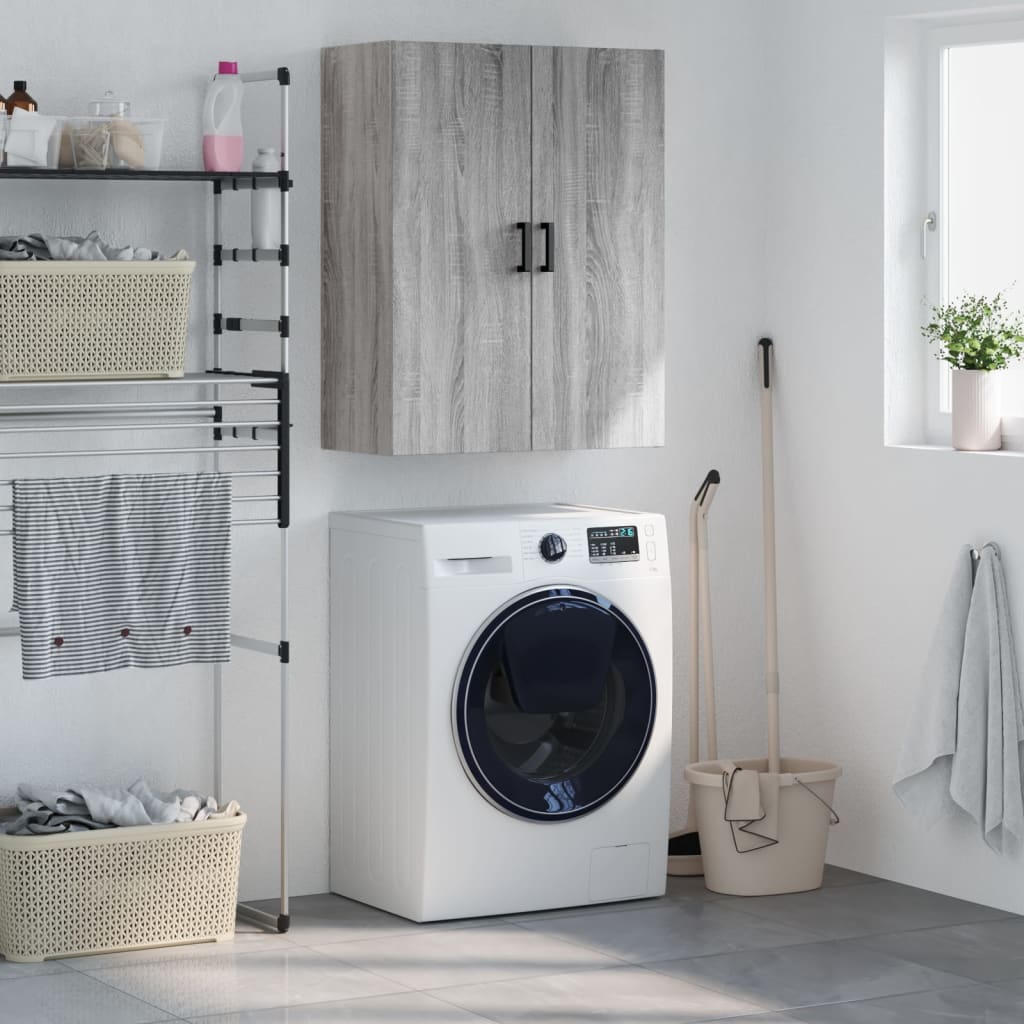 Veggskap Sonoma Grå 69,5x34x90 cm