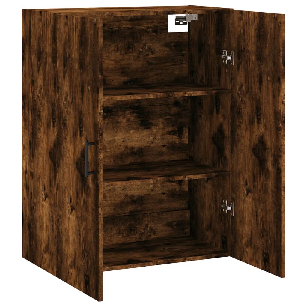 Veggskap Røkt Eik 69,5x34x90 cm