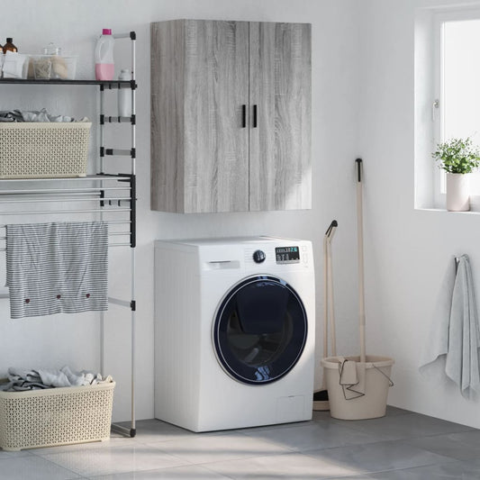 Veggskap Sonoma Grå 69,5x34x90 cm