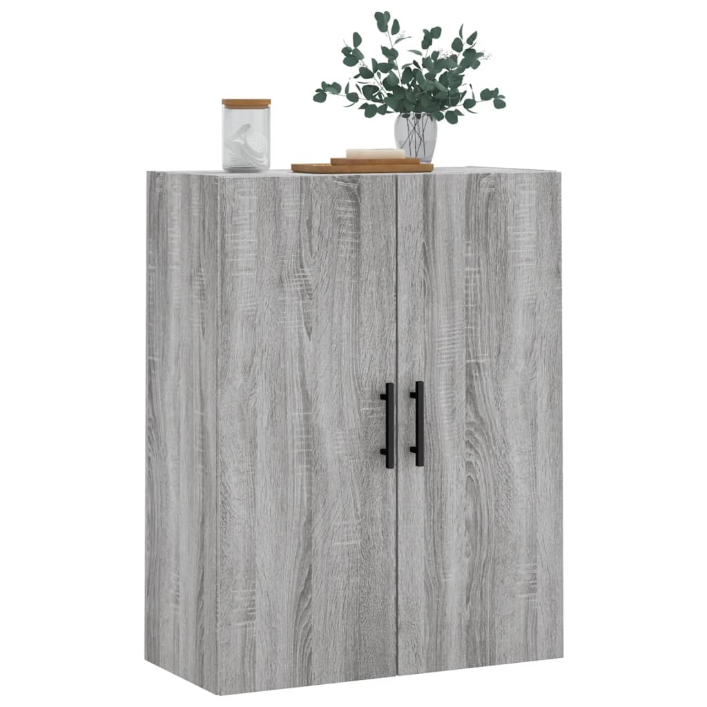 Veggskap Sonoma Grå 69,5x34x90 cm