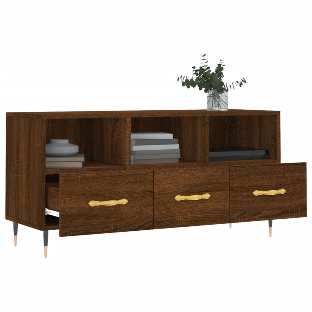TV-Møbel Brun Eik TV-benk 102x36x50 cm