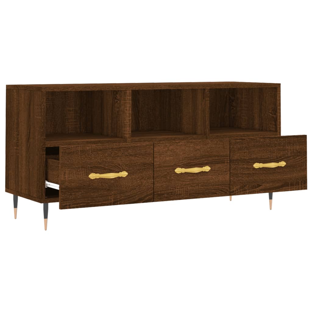 TV-Møbel Brun Eik TV-benk 102x36x50 cm