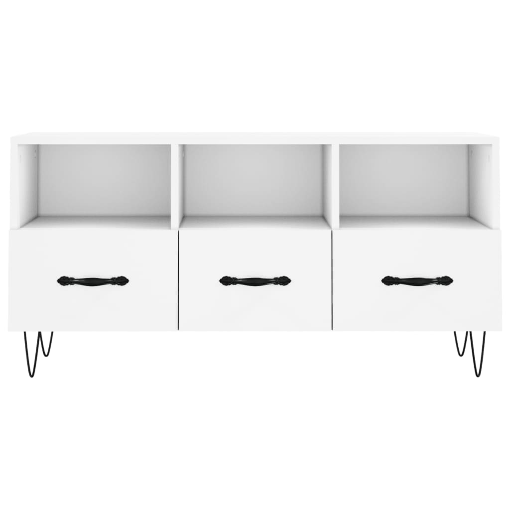 TV-Møbel Hvit TV-benk 102x36x50 cm