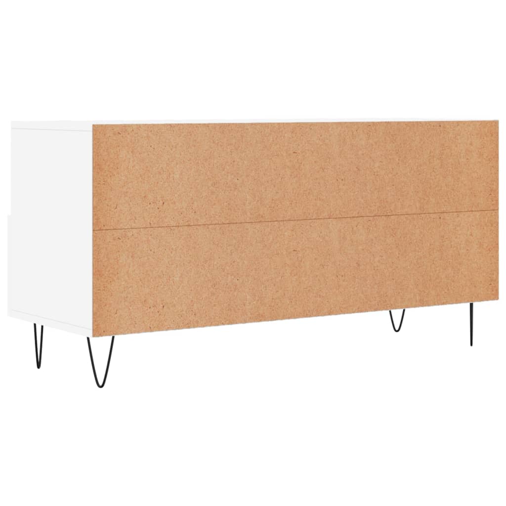 TV-Møbel Hvit TV-benk 102x36x50 cm