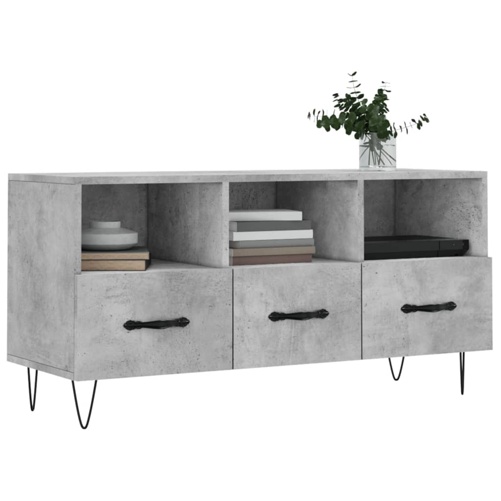 TV-Møbel Betonggrå Tv-benk 120x35x48 cm