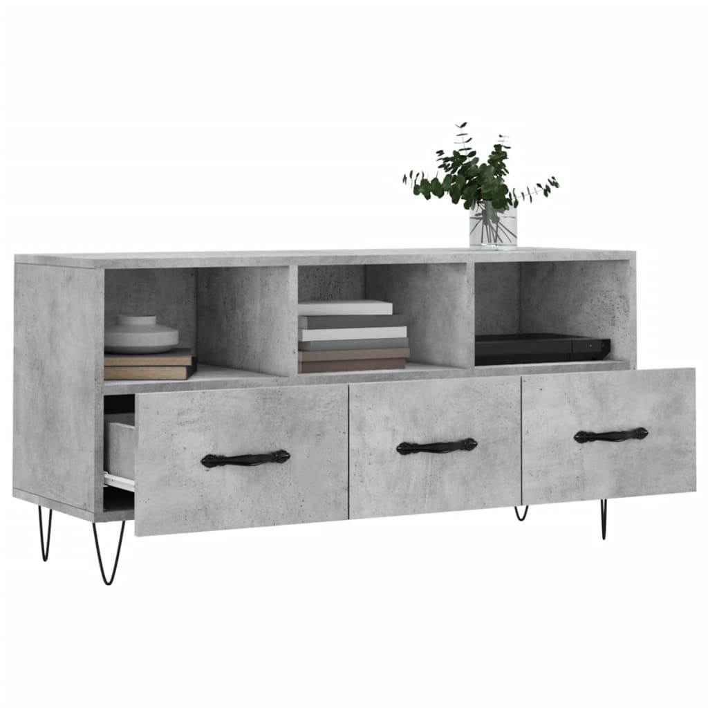 TV-Møbel Betonggrå Tv-benk 120x35x48 cm