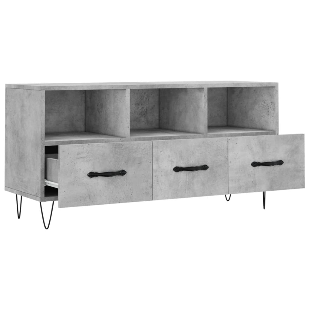 TV-Møbel Betonggrå Tv-benk 120x35x48 cm