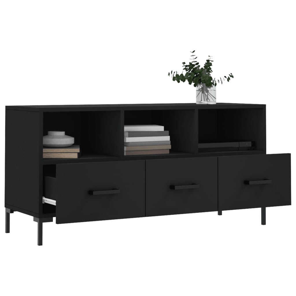 TV-Møbel Svart TV-benk 102x36x50 cm