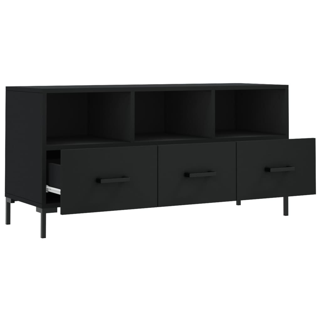 TV-Møbel Svart TV-benk 102x36x50 cm