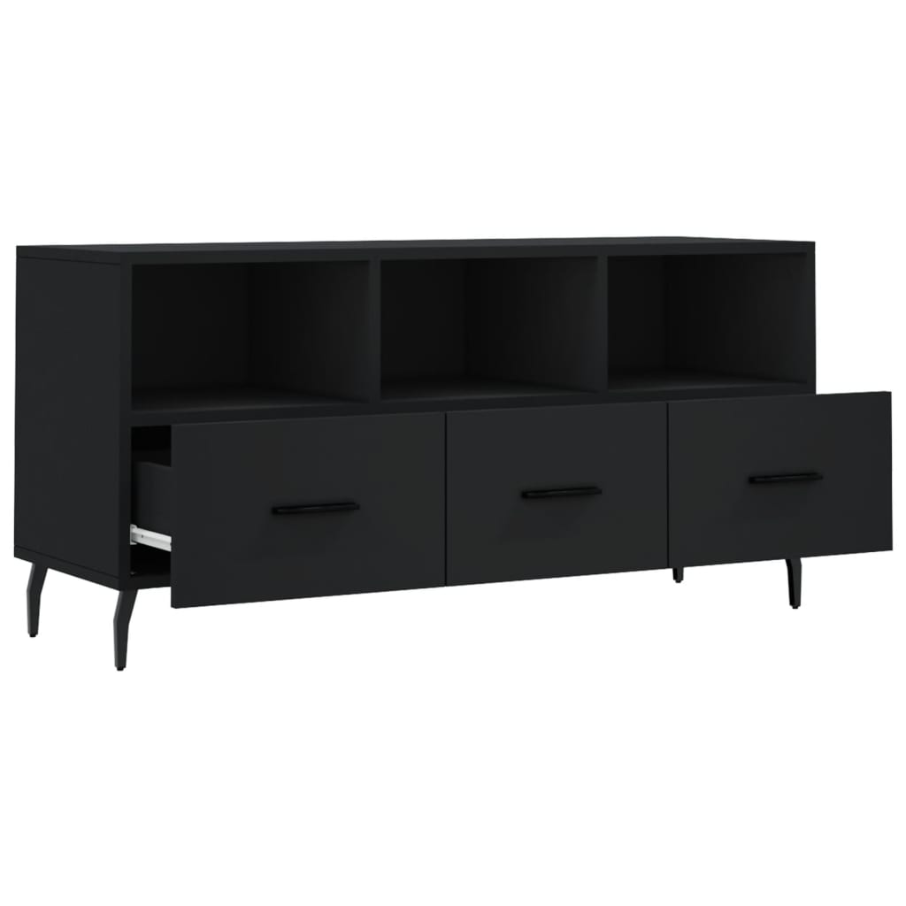 TV-Møbel Svart TV-benk 102x36x50 cm