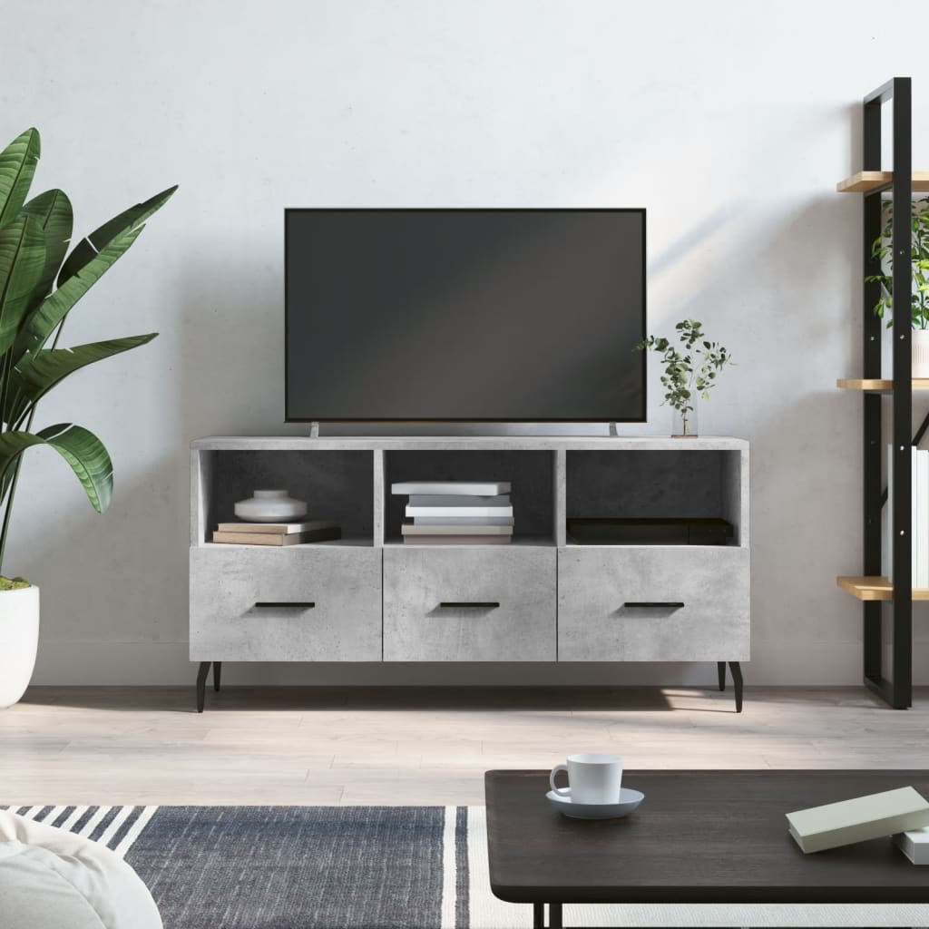 TV-Møbel Betonggrå TV-benk 120x35x48 cm