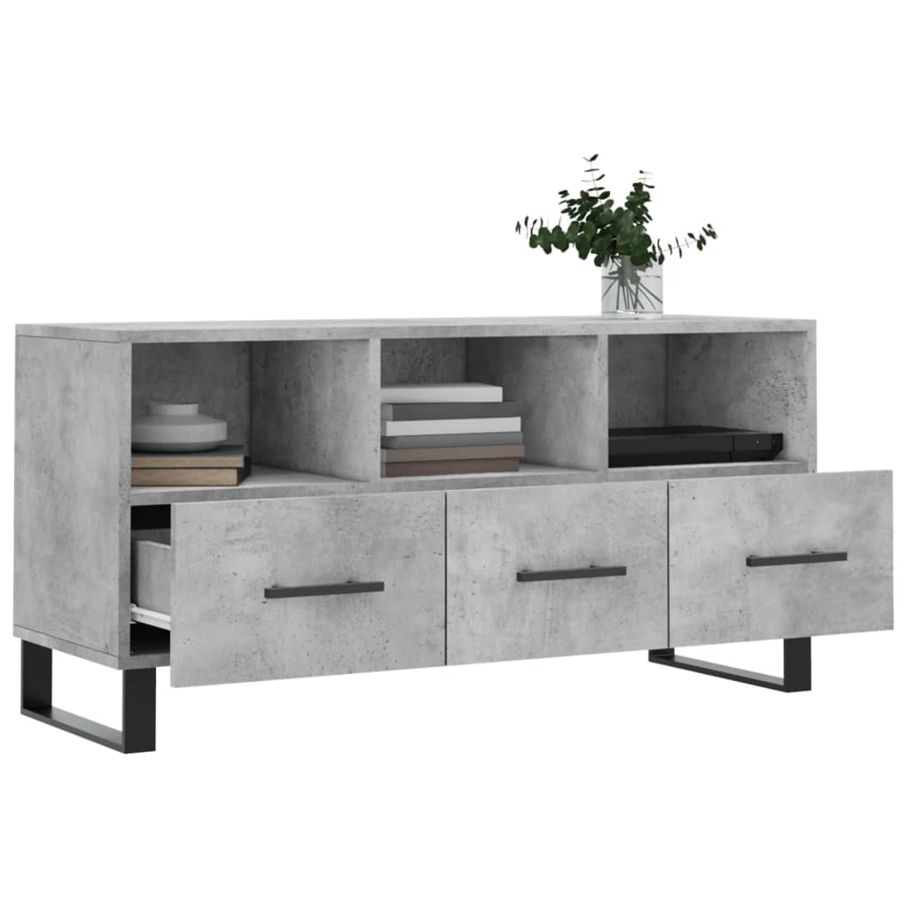 TV-Møbel Betonggrå Tv-benk 120x35x48 cm