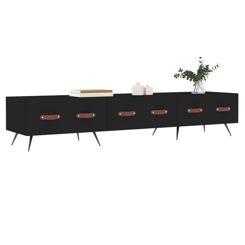 TV-Møbel Svart TV-benk 150x36x30 cm