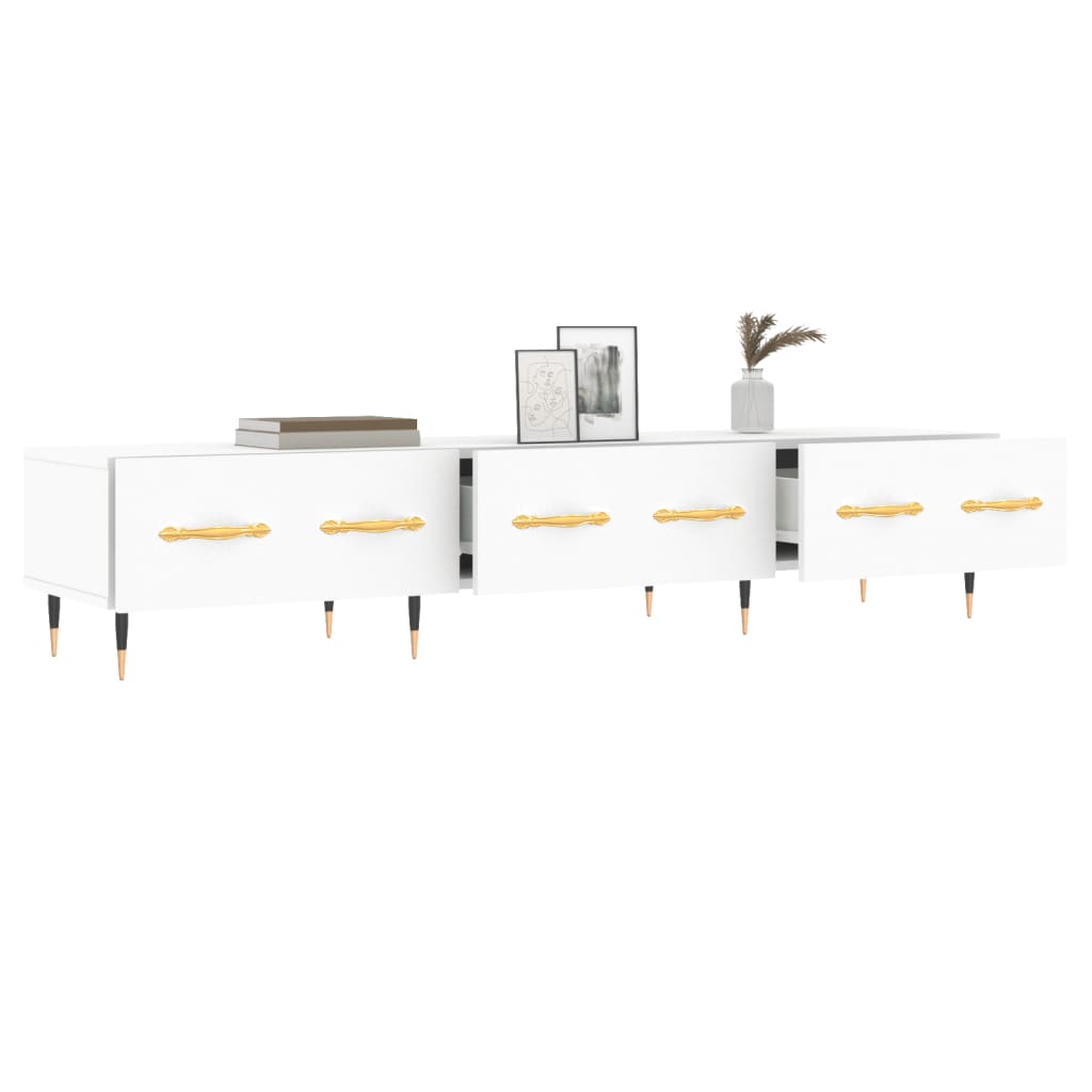 TV-Møbel Hvit TV-benk 150x36x30 cm