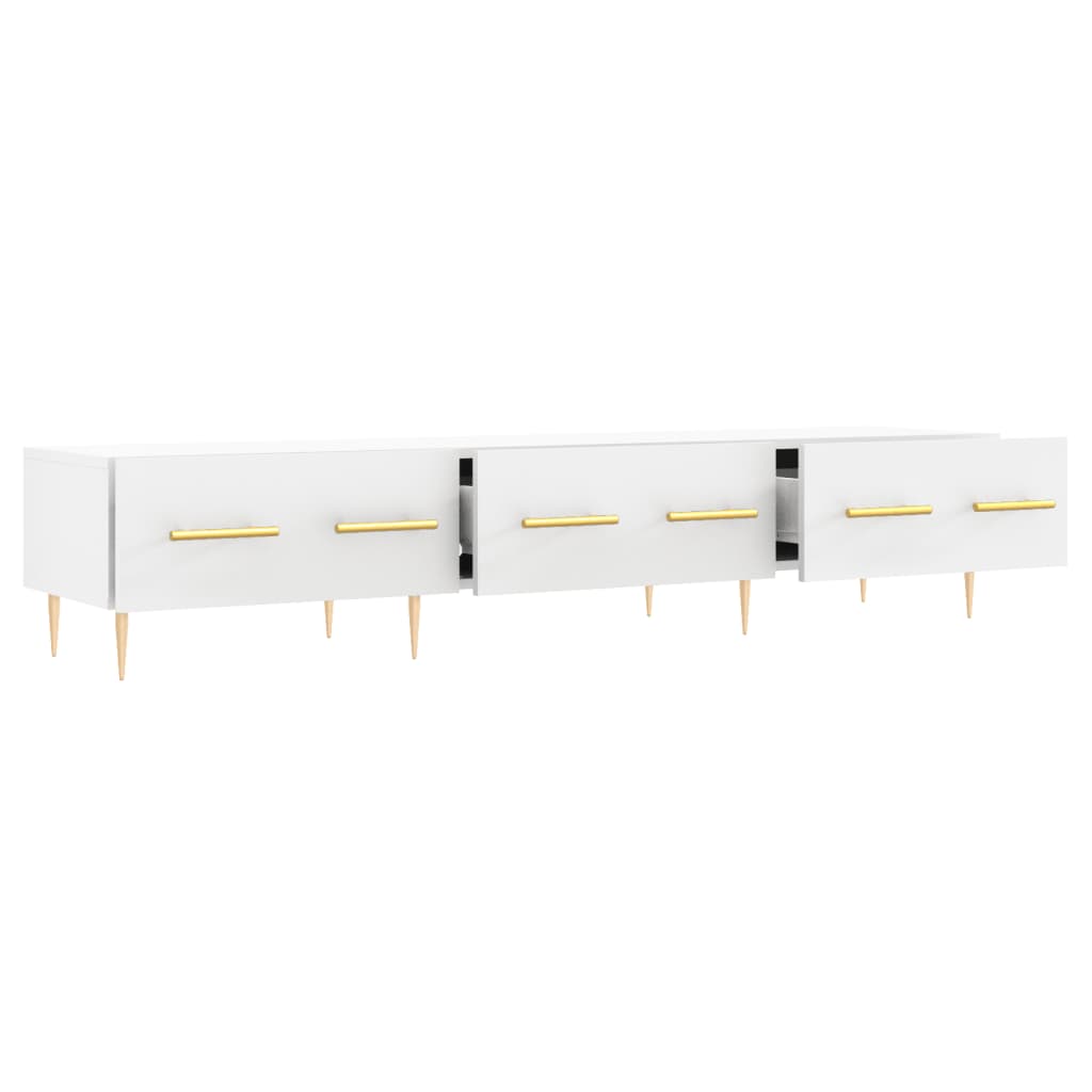 TV-Møbel Hvit TV-benk 150x36x30 cm
