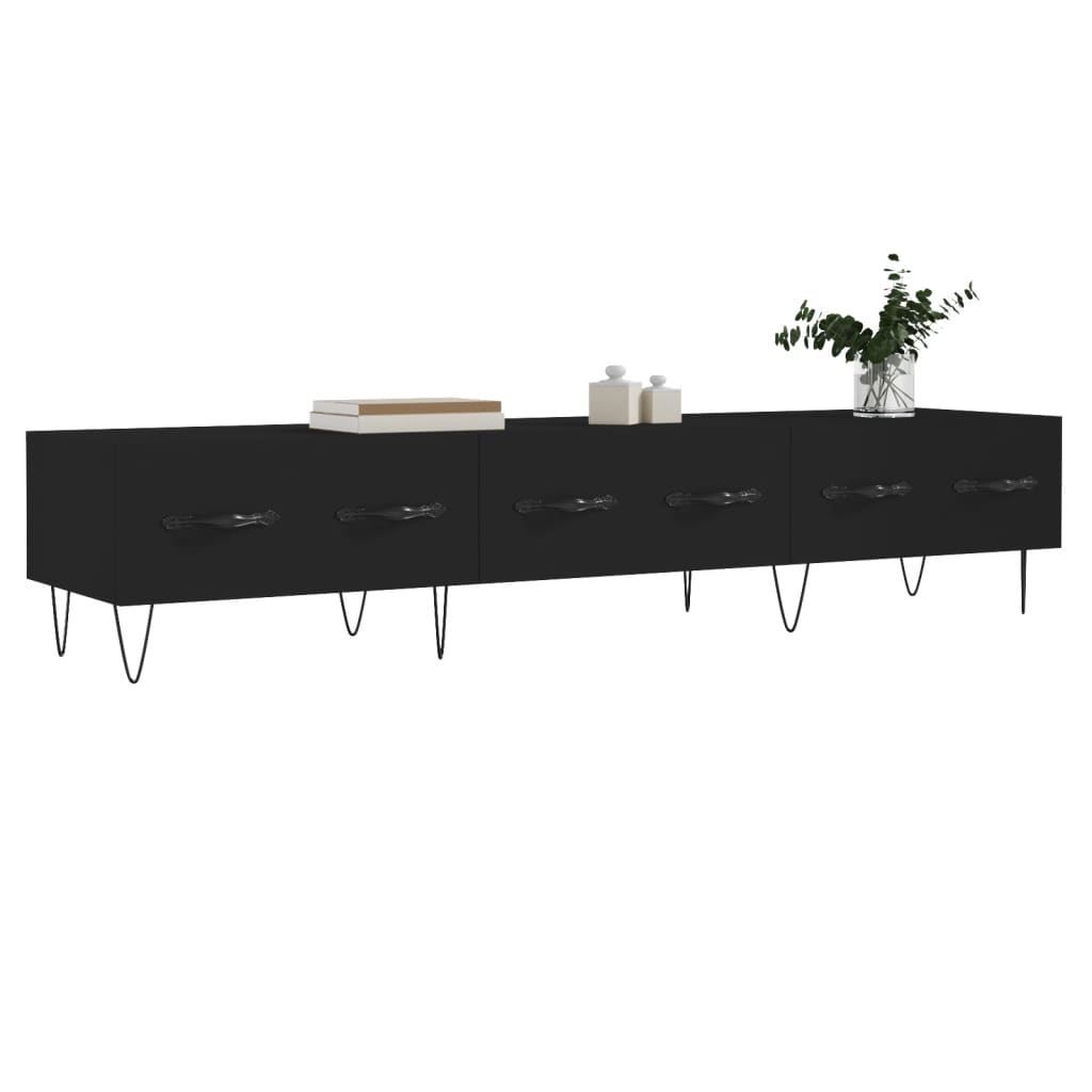 TV-Møbel Svart TV-benk 150x36x30 cm