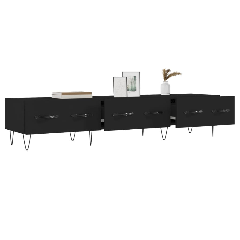 TV-Møbel Svart TV-benk 150x36x30 cm