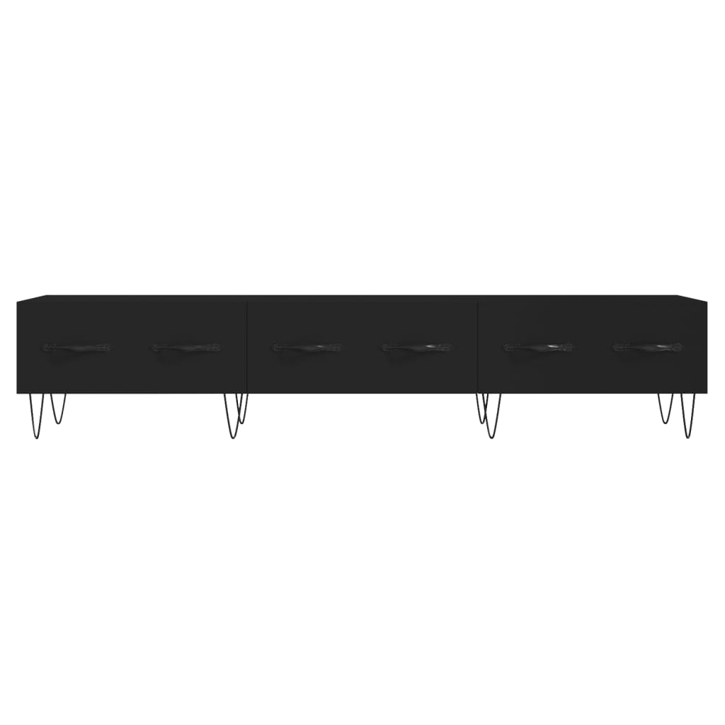 TV-Møbel Svart TV-benk 150x36x30 cm