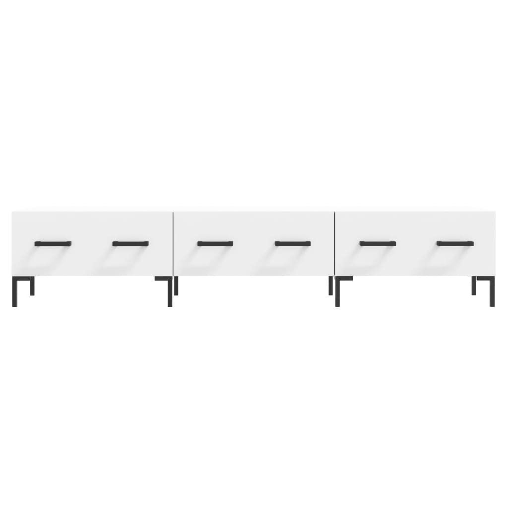 TV-Møbel Hvit TV-benk 150x36x30 cm