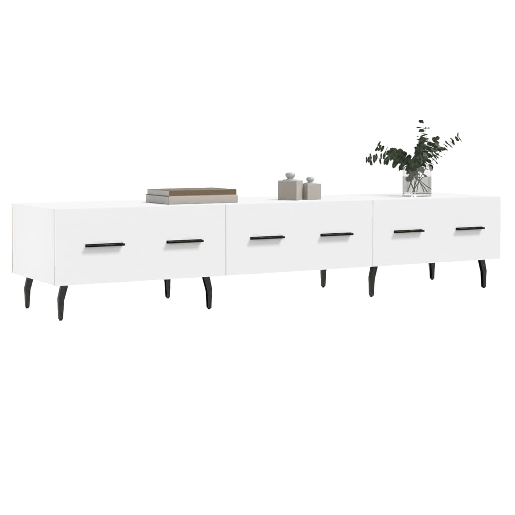TV-Møbel Hvit TV-benk 150x36x30 cm