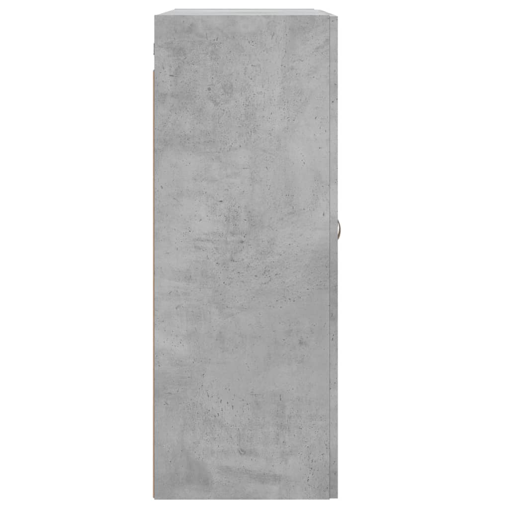 Veggskap Betonggrå 69,5x34x90 cm