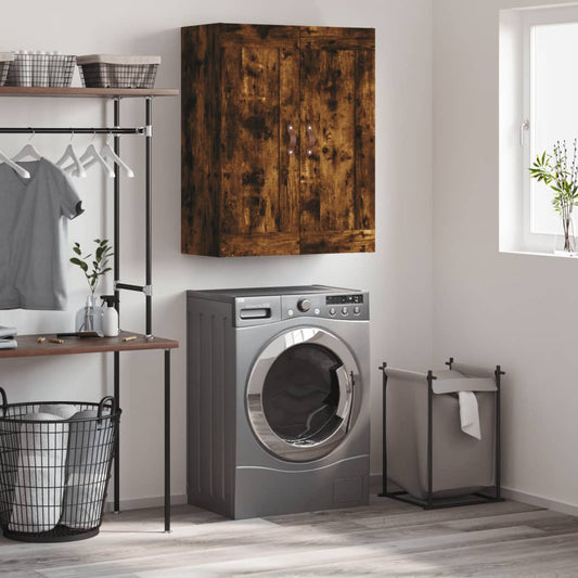 Veggskap Røkt Eik 69,5x34x90 cm