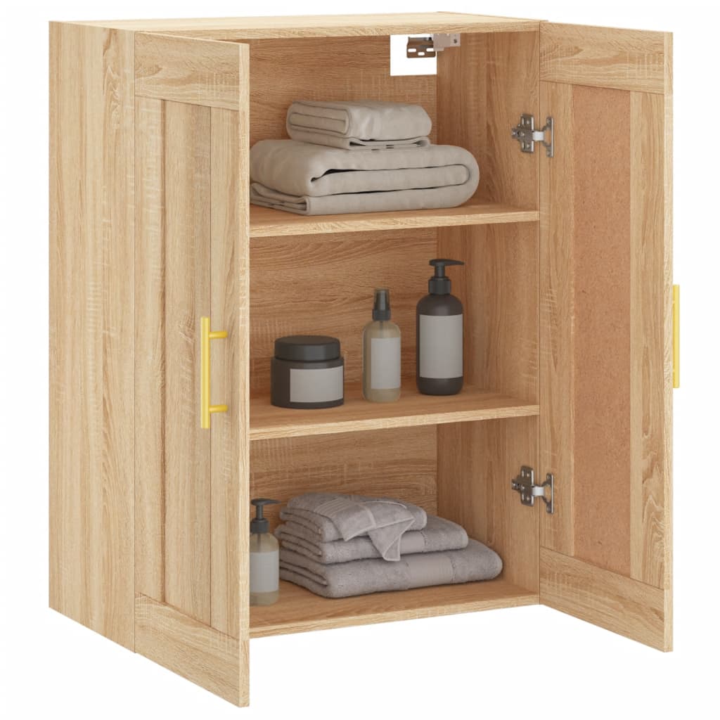 Veggskap Sonoma Eik 69,5x34x90 cm