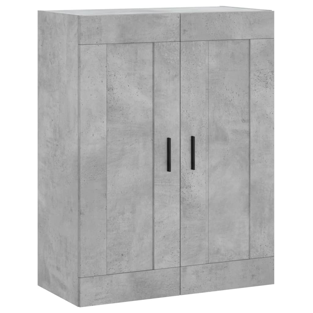 Veggskap Betonggrå 69,5x34x90 cm