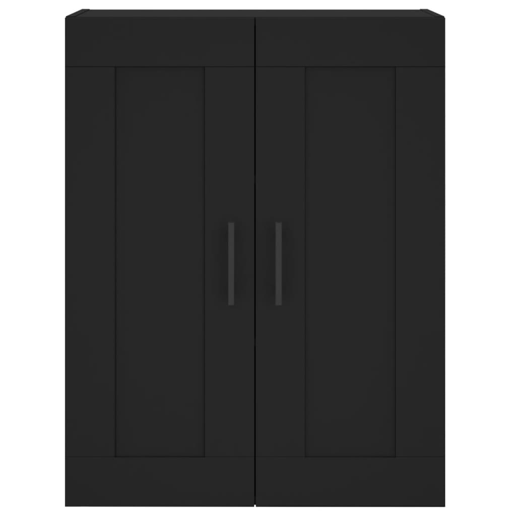 Veggskap Svart 69,5x34x90 cm