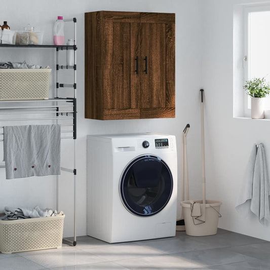 Veggskap Brun Eik 69,5x34x90 cm