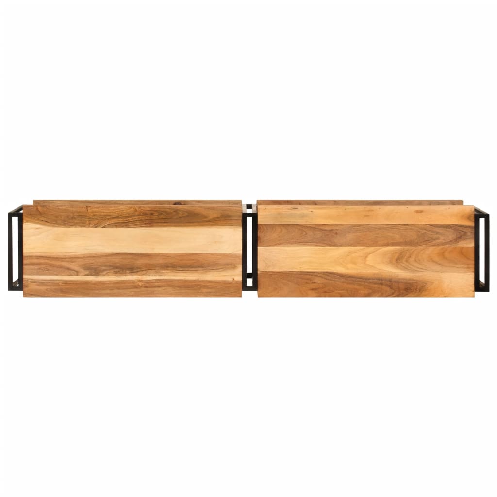 TV-Møbel Tre TV-benk heltre akasie 160x30x40 cm