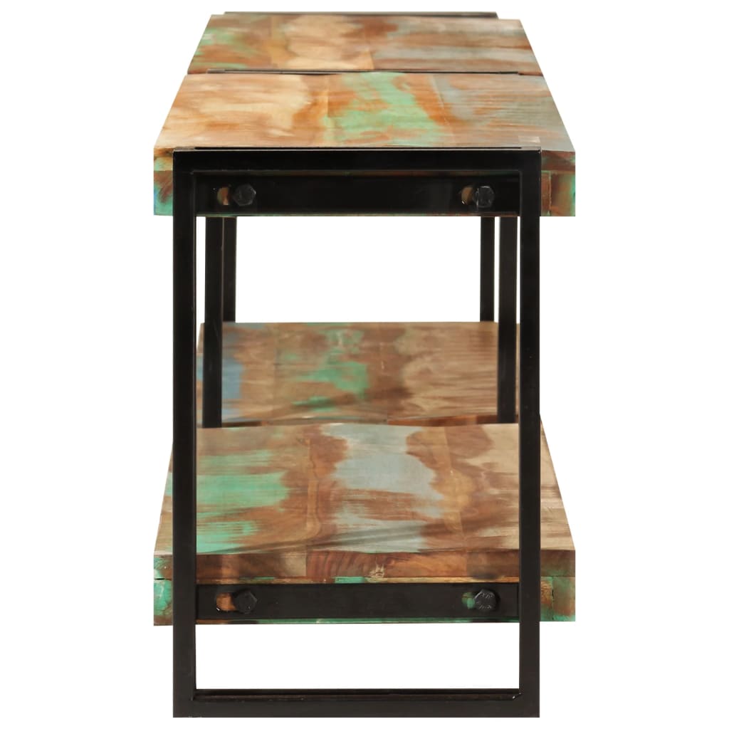 TV-Møbel Tre TV-benk gjenvunnet heltre 180x30x40 cm