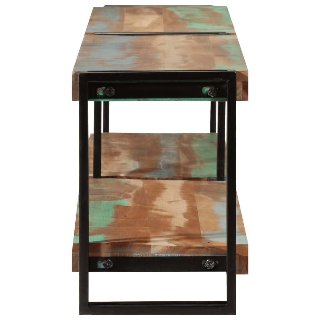 TV-Møbel Tre TV-benk gjenvunnet heltre 200x30x40 cm