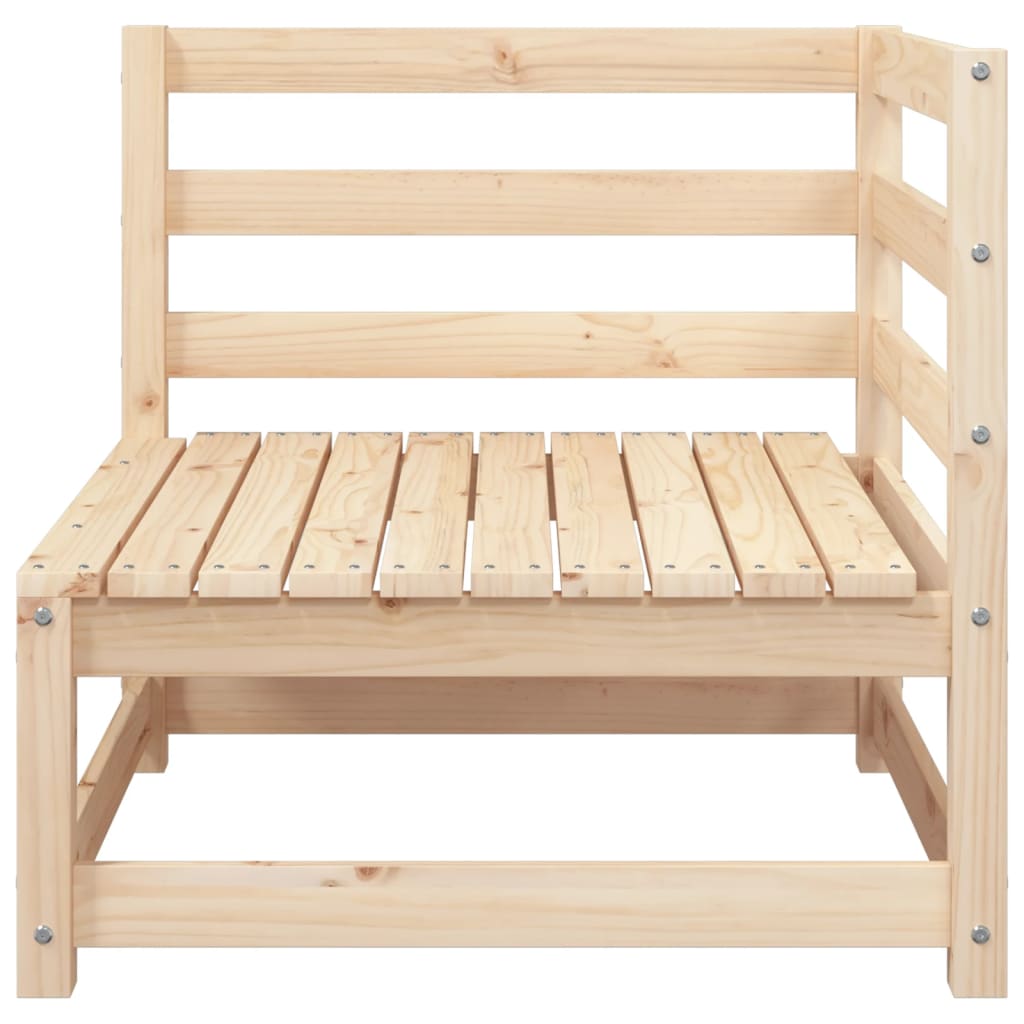 Hagesofa for hjørne 70x70x67 cm heltre douglasgran