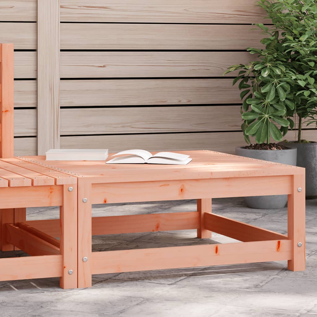 Fotskammel til hage 70x70x30 cm heltre douglasgran