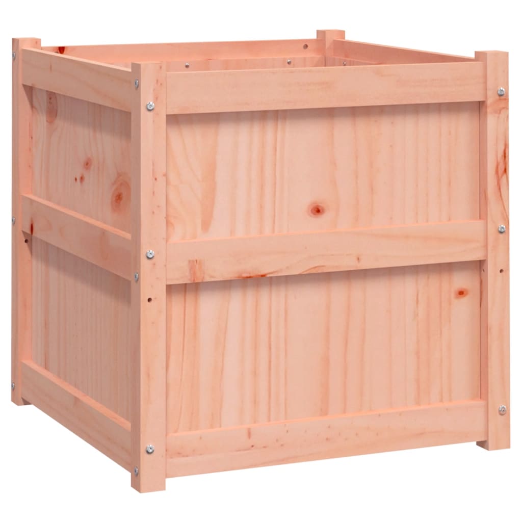Utendørs Blomsterkasse Plantekasse Tre 60x60x60 cm heltre douglasgran