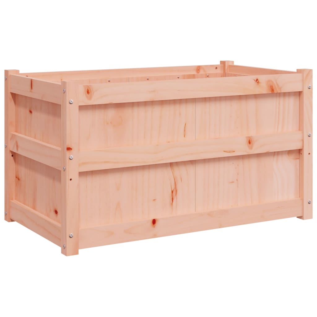Utendørs Blomsterkasse Plantekasse Tre 90x50x50 cm heltre douglasgran
