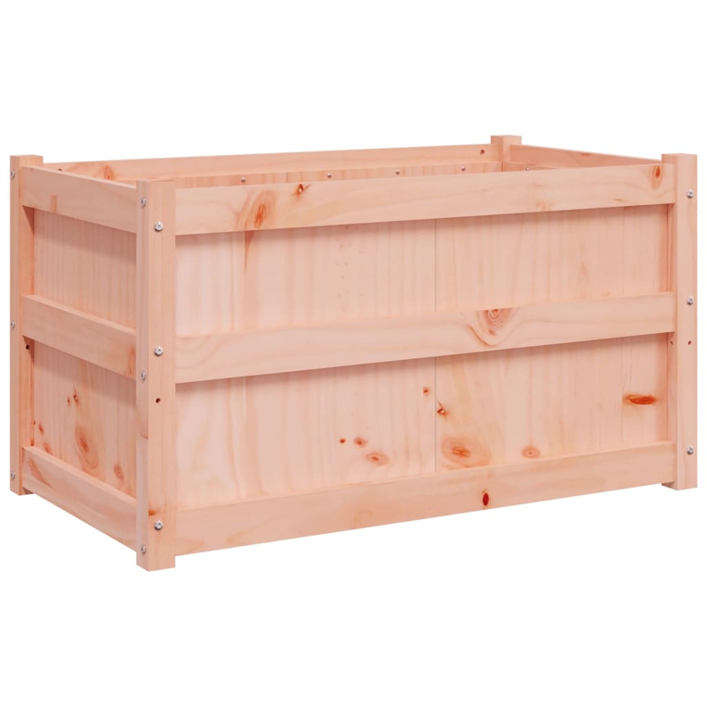 Utendørs Blomsterkasse Plantekasse Tre 90x50x50 cm heltre douglasgran