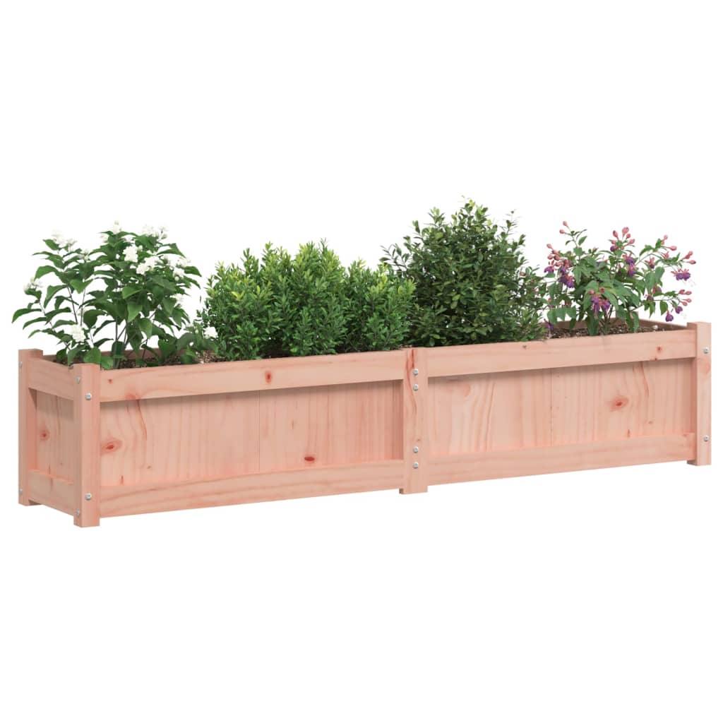 Utendørs Blomsterkasse Plantekasse Tre 150x31x31 cm heltre douglasgran