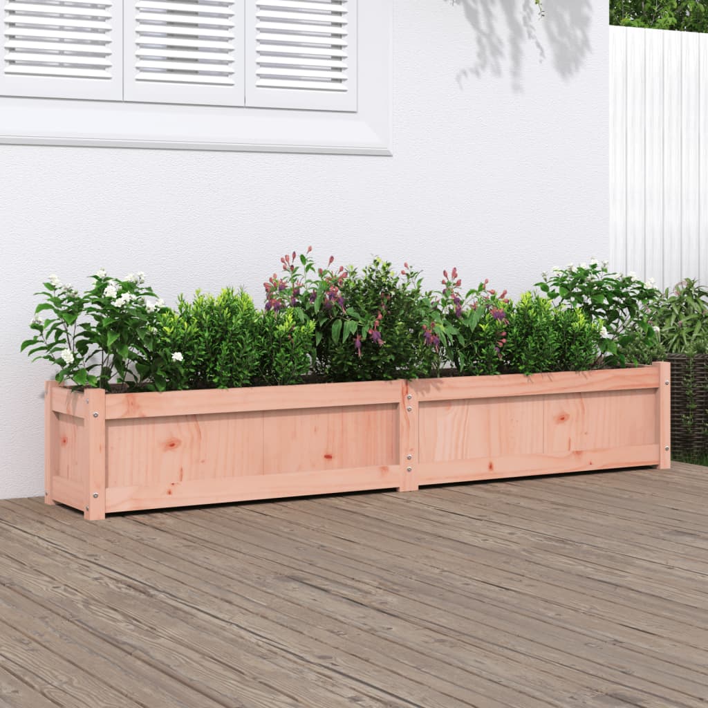 Utendørs Blomsterkasse Plantekasse Tre 180x31x31 cm heltre douglasgran