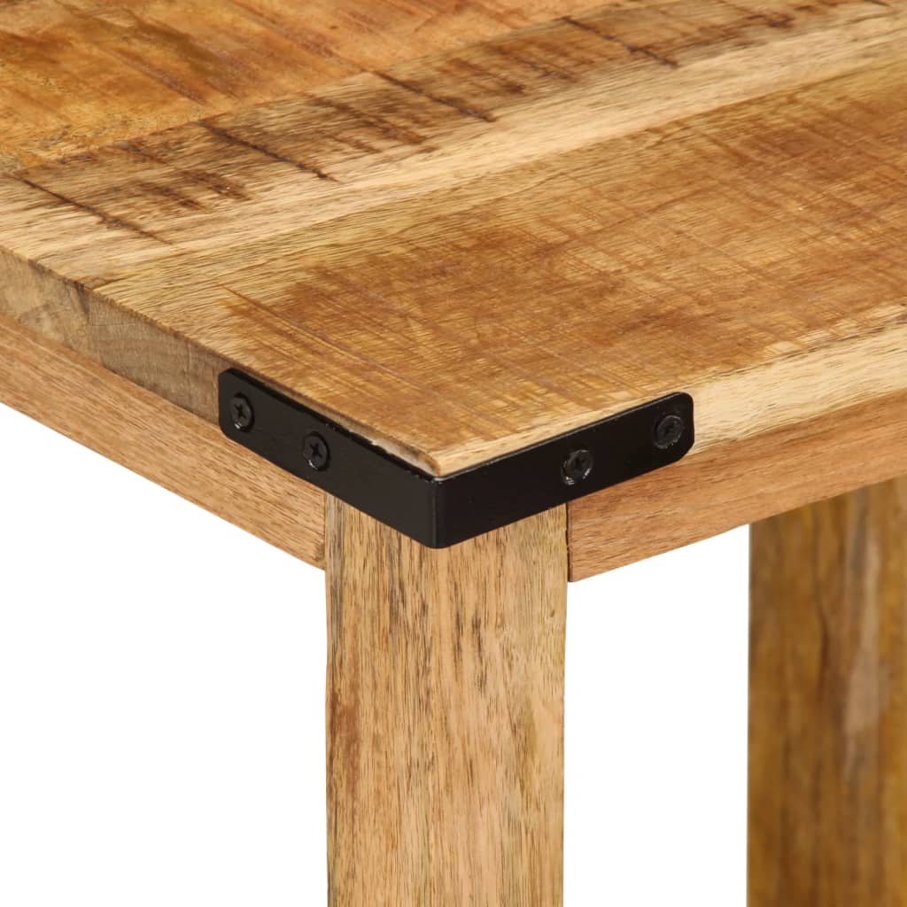 Sidebord Tre Stablebare 3 stk grovt heltre mangotre