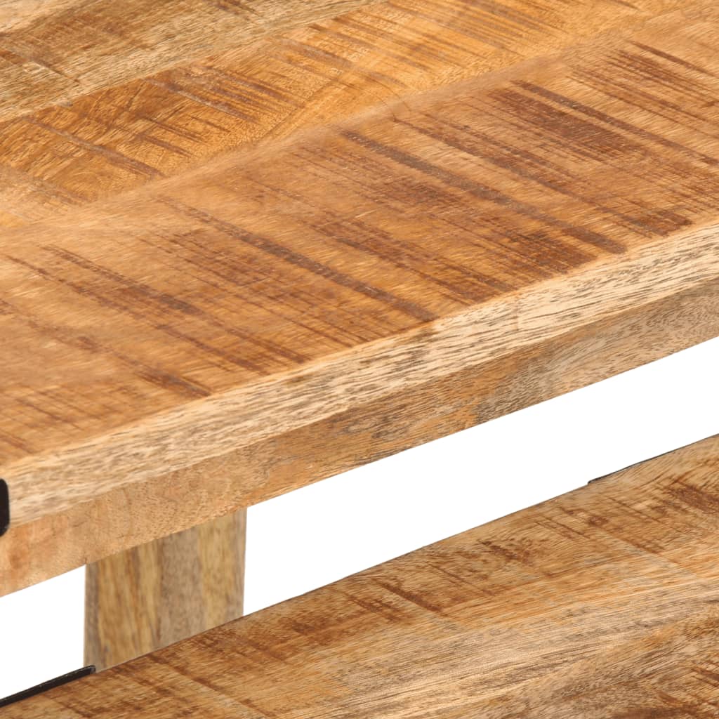 Sidebord Tre Stablebare 3 stk grovt heltre mangotre