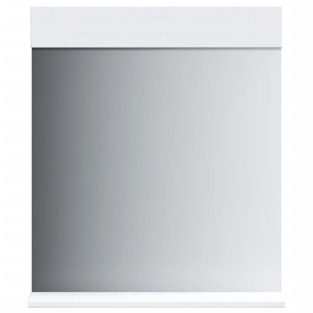Baderomsspeil med hylle BERG hvit 60x12x70 cm heltre